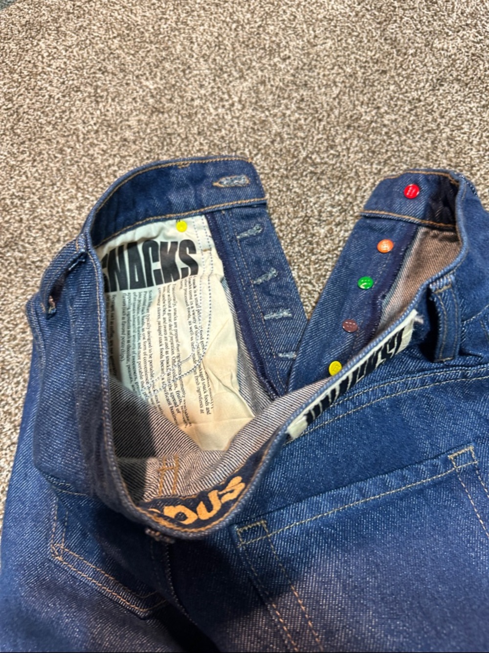 MOTHER Snacks jeans the pin up tippy top sweet too in clean your plate size 25 - Picture 10 of 13